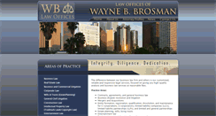 Desktop Screenshot of brosmanlaw.com